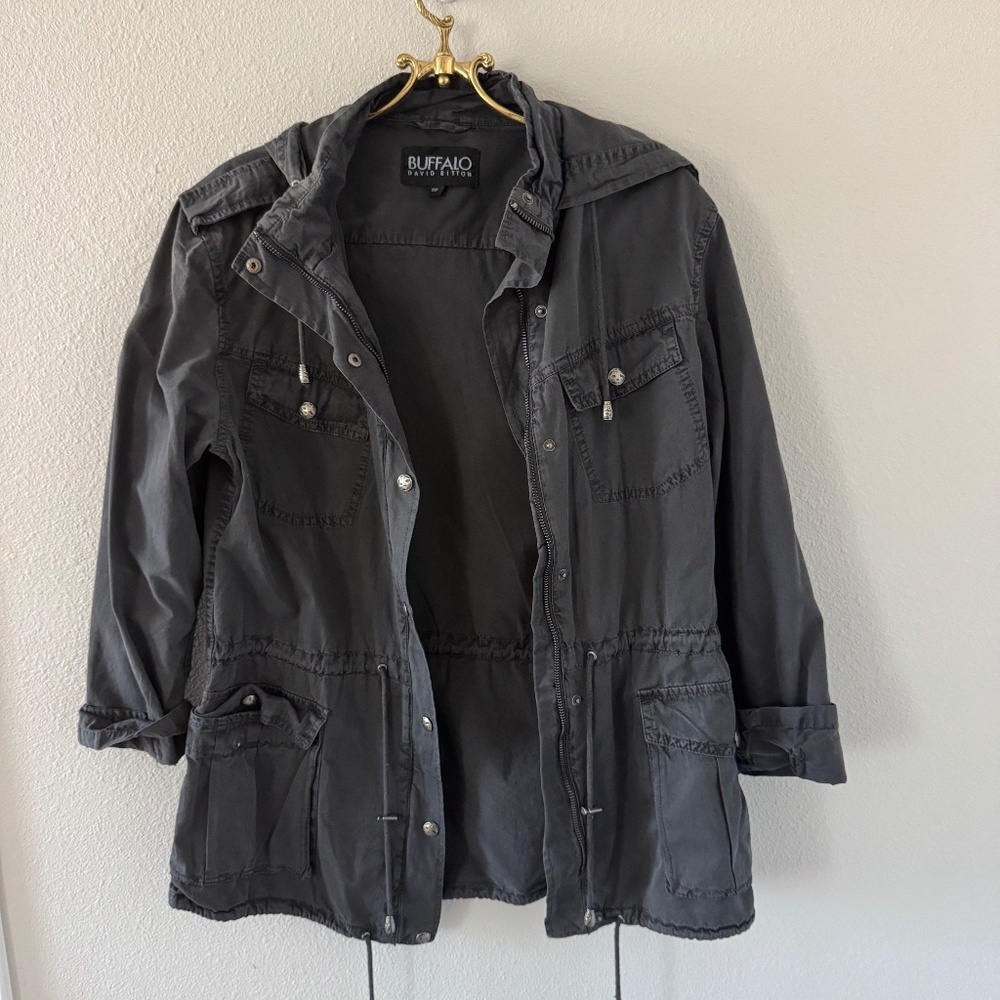 Blueish Gray Utility Jacket